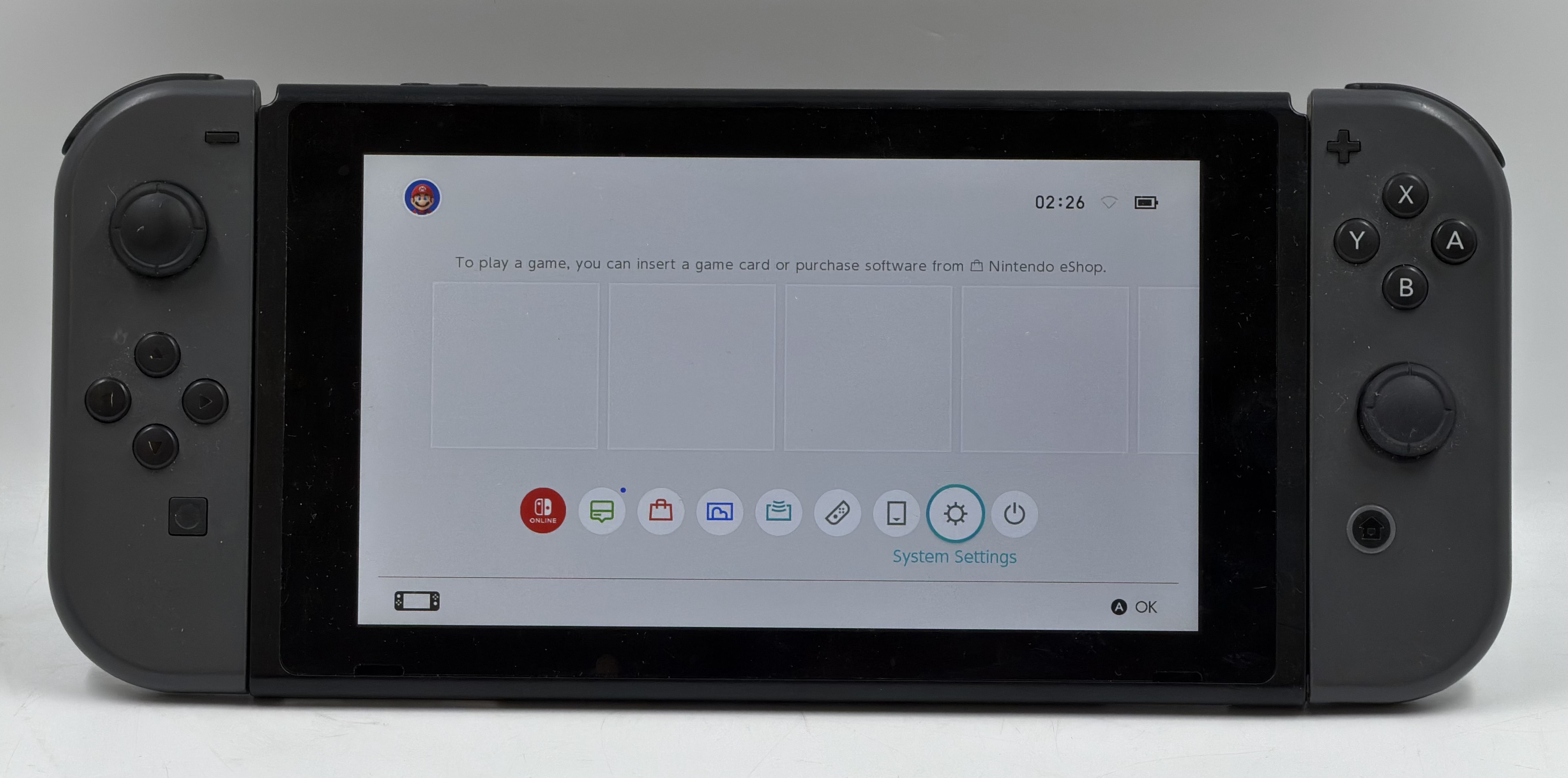 Pre-owned NINTENDO SWITCH CONSOLE HAC-001 - WITH DOCK AND CHARGER